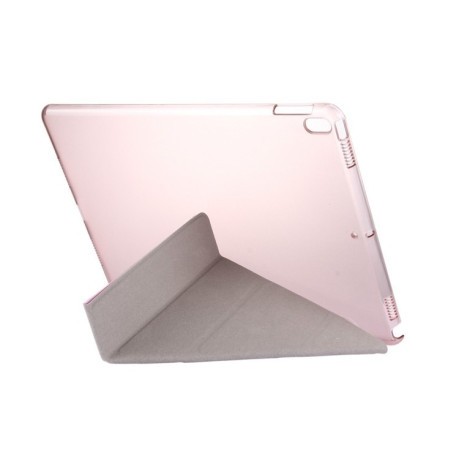 Чехол Silk Texture Deformation Flip Sleep / Wake-up розовый для iPad  Air 2019/Pro 10.5