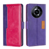 Чохол-книжка Contrast Color для Realme 11 5G - фіолетово-рожевий