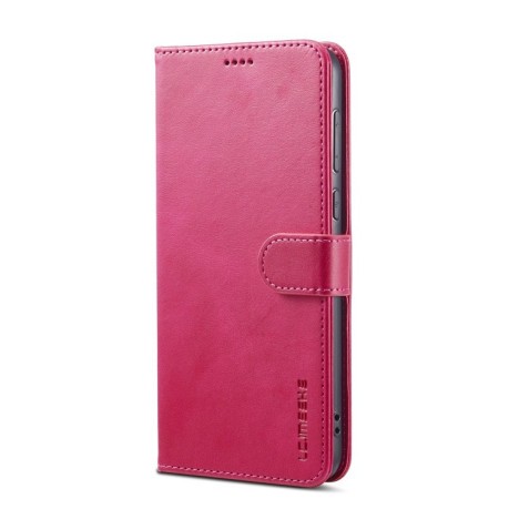 Чоловіча книжка LCIMEEKE Calf Texture на Xiaomi Redmi A4 5G - червоний