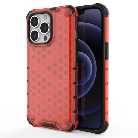 Чохол протиударний Honeycomb на iPhone 14 Plus - червоний