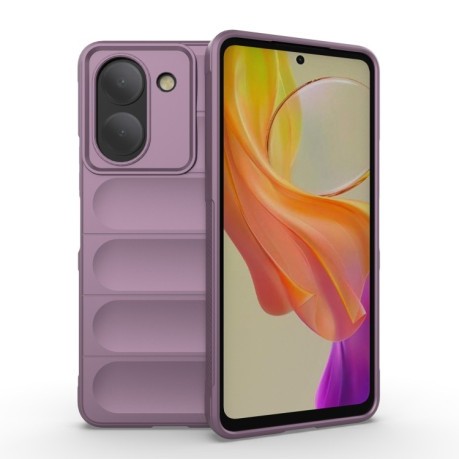 Силіконовий чохол Magic Flannel для Vivo Y36 4G - фіолетовий