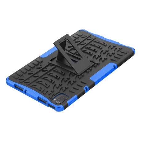 Противоударный чехол Tire Texture для Xiaomi Pad 5 / 5 Pro - синий