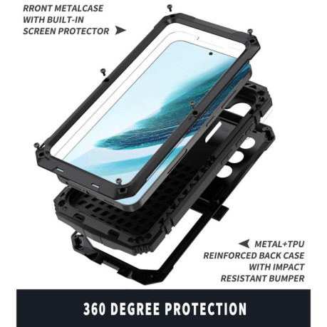 Противоударный чехол R-JUST Life Waterproof для Samsung Galaxy S25+ 5G - черный