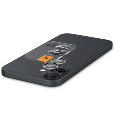 Комплект защитных стекол на камеру Spigen Glas.tR EZ Fit Optik Pro для iPhone 16 Plus