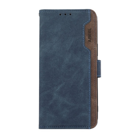 Чохол-книжка ABEEL Color Block Magnetic RFID Leather для Samsung Galaxy A06 4G - Blue-Brown