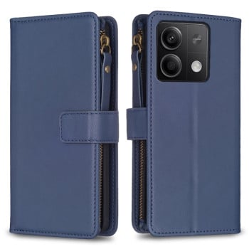 Чехол книжкаа Zipper Wallet Leather Flip на Xiaomi Redmi Note 13 4G - синий