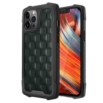Противоударный чехол 3D Embossed Non-slip для iPhone 13 Pro Max - зеленый