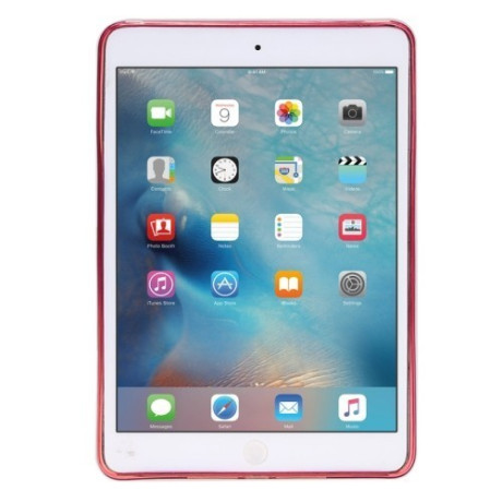 Прозрачный TPU Чехол Smooth Surface Красный для iPad Pro 12.9