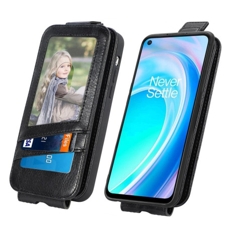 Фліп-чохол Zipper Wallet Vertical для Realme 9 Pro/OnePlus Nord CE 2 Lite 5G - чорний