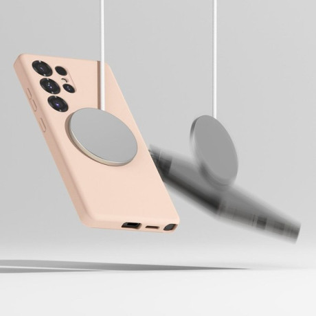 Оригінальний чохол Ringke Silicone MagSafe для Samsung Galaxy S25 Ultra - Pink