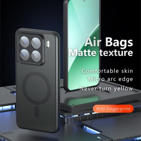 Протиударний чохол Armor Precise Hole PC Hybrid TPU для Xiaomi 15 Pro - чорний