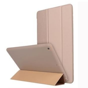 Чехол-книжка HMC Three-folding Holder на iPad 9/8/7 10.2 (2019/2020/2021) - золотой