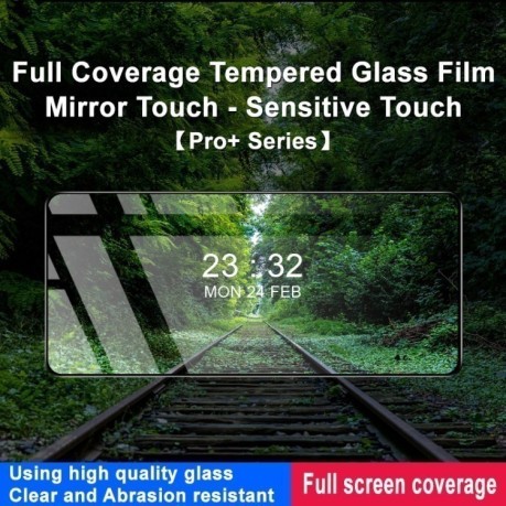 Захисне скло IMAK 9H Full Screen Film Pro+ Version на Realme 13+ 5G/13 Pro 5G - чорне