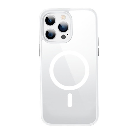 Противоударный чехол Crystal Clear Series (Magsafe) для iPhone 14/13 - белый