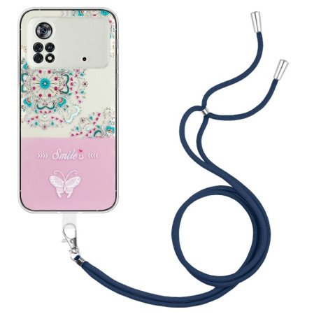 Чехол Bronzing Butterfly Flower для Xiaomi Poco X4 Pro 5G - Peacock Flower