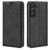 Чехол-книжка Retro Skin Feel Business Magnetic на Samsung Galaxy A55 - черный