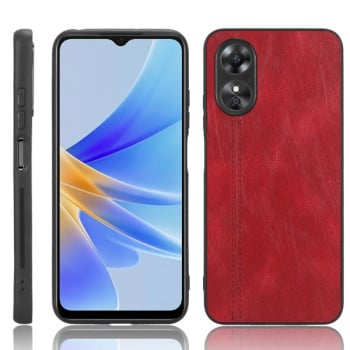 Ударозащитный чехол Sewing Cow Pattern для OPPO A17 - красный