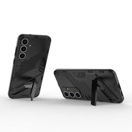 Противоударный чехол Punk Armor для Samsung Galaxy S25+ 5G - черный