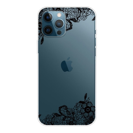 Чехол Painted Pattern для iPhone 13 Pro - Lace Flower