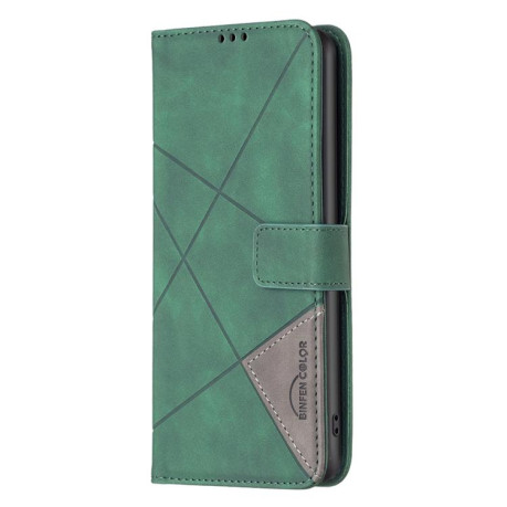 Чохол-книжка Rhombus Texture для OPPO A5 Pro 5G - зелений