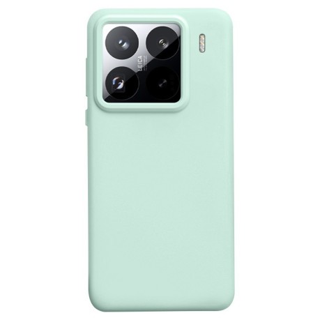 Силіконовий чохол Solid Color Liquid на Xiaomi 15 Pro - зелений