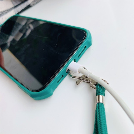 Чехол Acrylic Neck Lanyard для iPhone 11 Pro Max - зеленый