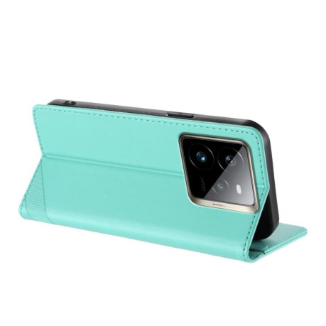 Чехол-книжка Embossed Multi-functional Wallet Retro Leather на Realme GT7 Pro - зеленый