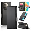 Чехол-книжка Side Buckle Magnetic Frosted Leather для OPPO A5 PRO 5G -черный