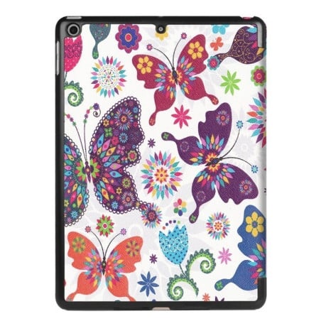 Чохол Cross Texture Painting Butterfly Three-folding для iPad 9.7 2017/2018