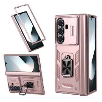 Чехол Sliding Window Hinge на Samsung Galaxy Fold 7 5G - золото