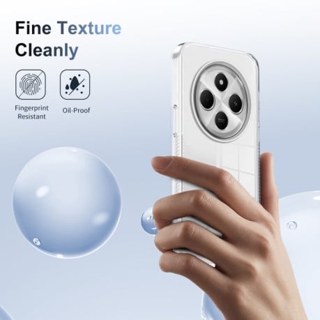 Протиударний чохол Anti-slip Clear Acrylic Hybrid для Xiaomi Redmi 14C 4G/Poco C75/Redmi A4 5G - прозорий