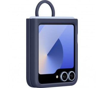 Оригинальный чехол Samsung Silicone Case для Samsung Galaxy Flip 6/Flip 7 FE - navy blue(EF-PF741TNEGWW )