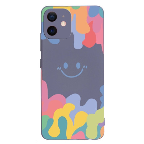 Протиударний чохол Painted Smiley Face для iPhone 11 - сірий