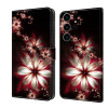 Чехол-книжка Crystal 3D Shockproof Protective Leather для Samsung Galaxy S23 FE 5G - Flower