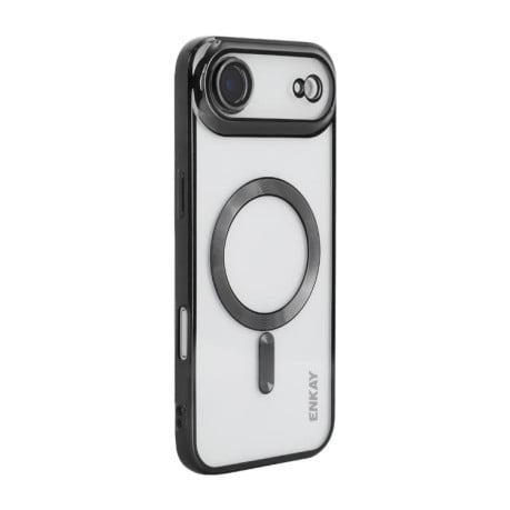 Чохол силіконовий ENKAY Hat-Prince Magsafe Electroplated на iPhone Air - чорний