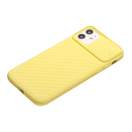 Чохол Sliding Camera на iPhone 11 - жовтий