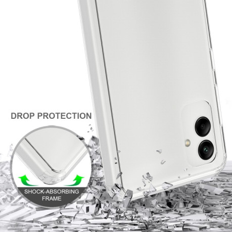 Акриловый противоударный чехол HMC для Samsung Galaxy A04 4G - прозрачный