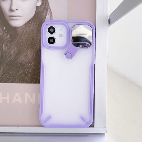 Противоударный чехол Lens Cover для iPhone 11 Pro Max - фиолетовый