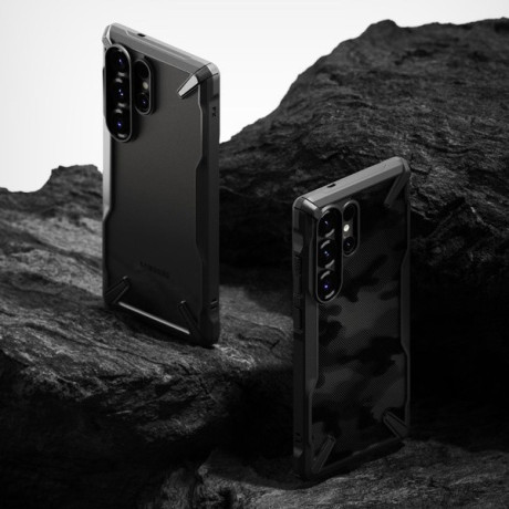Оригінальний чохол Ringke Fusion X Design для Samsung Galaxy S25 Ultra - Black