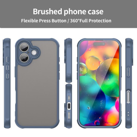 Чехол Fan Dun Series TPU Hybrid PC на iPhone 17 - синий