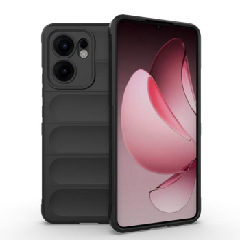 Силіконовий чохол Magic Flannel для OPPO Reno13 F/Reno13 FS- чорний