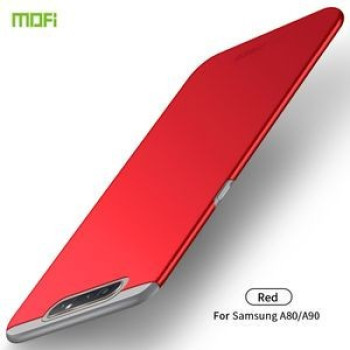 Ультратонкий чехол MOFI Frosted PC на Samsung Galaxy A80- красный