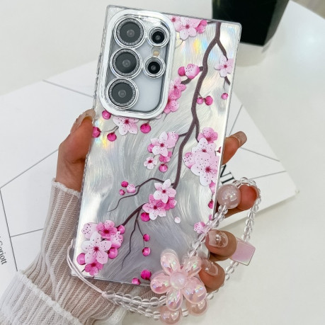 Протиударний чохол Flowers and Plants Series для Samsung Galaxy S25 Ultra 5G - Plum Flower