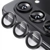 Защитное стекло на камеру ENKAY Aluminium для Samsung Galaxy  Fold 7 - черное
