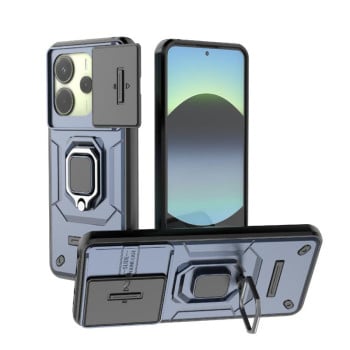 Протиударний чохол Sliding Camshield для Redmi Note 14 4G - синій