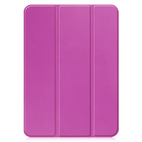 Чехол-книжка Solid Color Custer для iPad 10.9 2022 - фиолетовый