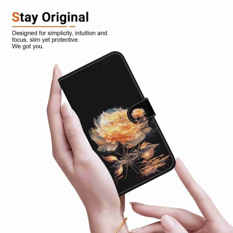 Чохол-книжка Colored Drawing Series Samsung Galaxy A05s - Gold Peony