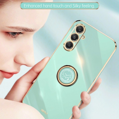 Протиударний чохол XINLI Straight Edge with Ring Holder Samsung Galaxy S23 FE 5G - зелений