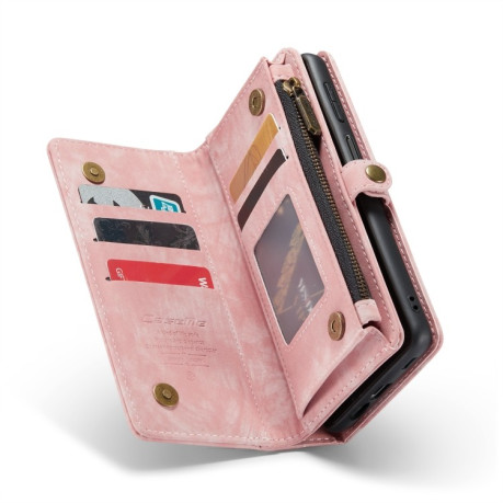 Чехол-кошелек CaseMe 008 Series Zipper Style на Samsung Galaxy A14 5G - розовый