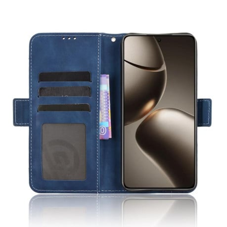 Чехол-книжка Skin Feel Calf на Xiaomi 15T 5G - синий